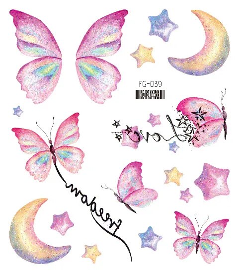 Fae Butterfly Tattoos