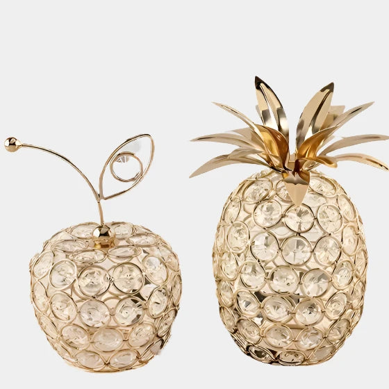 Crystal Fruit Ornaments