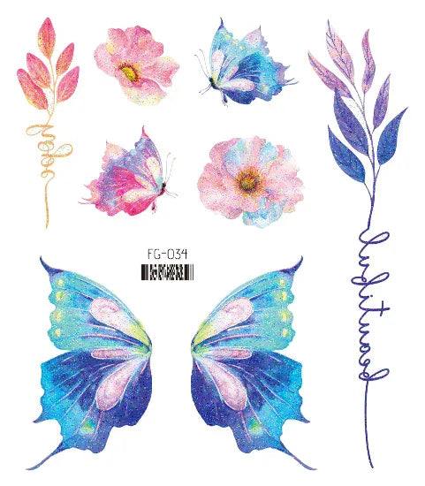 Fae Butterfly Tattoos