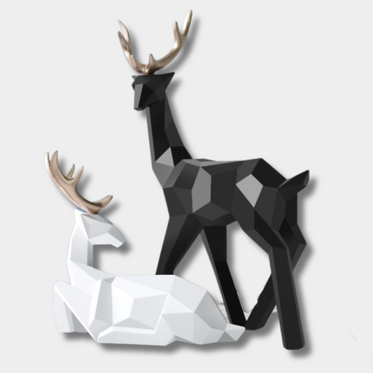 Elf Deer Statues