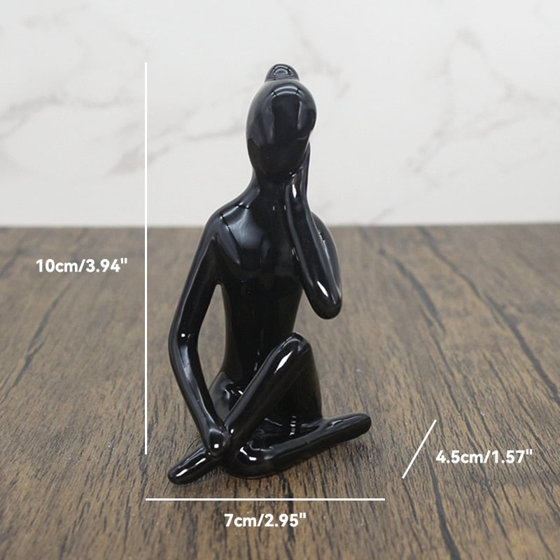 Pixie Ceramics Yoga Figurines