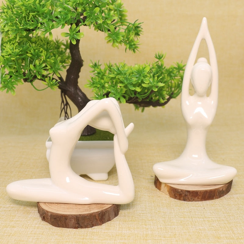 Pixie Ceramics Yoga Figurines