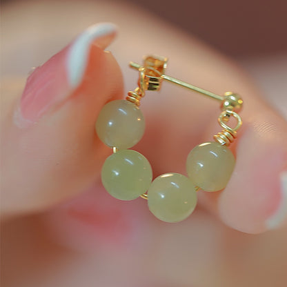 Elf Green Earrings