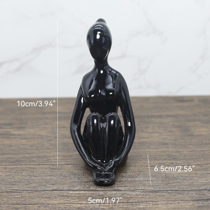 Pixie Ceramics Yoga Figurines