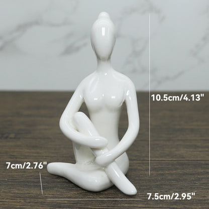 Pixie Ceramics Yoga Figurines