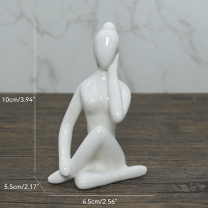 Pixie Ceramics Yoga Figurines