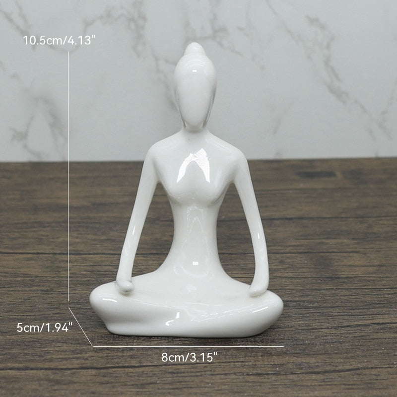 Pixie Ceramics Yoga Figurines