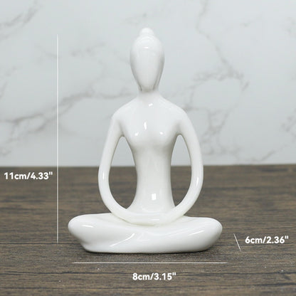 Pixie Ceramics Yoga Figurines