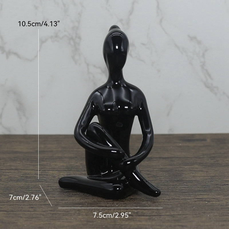 Pixie Ceramics Yoga Figurines