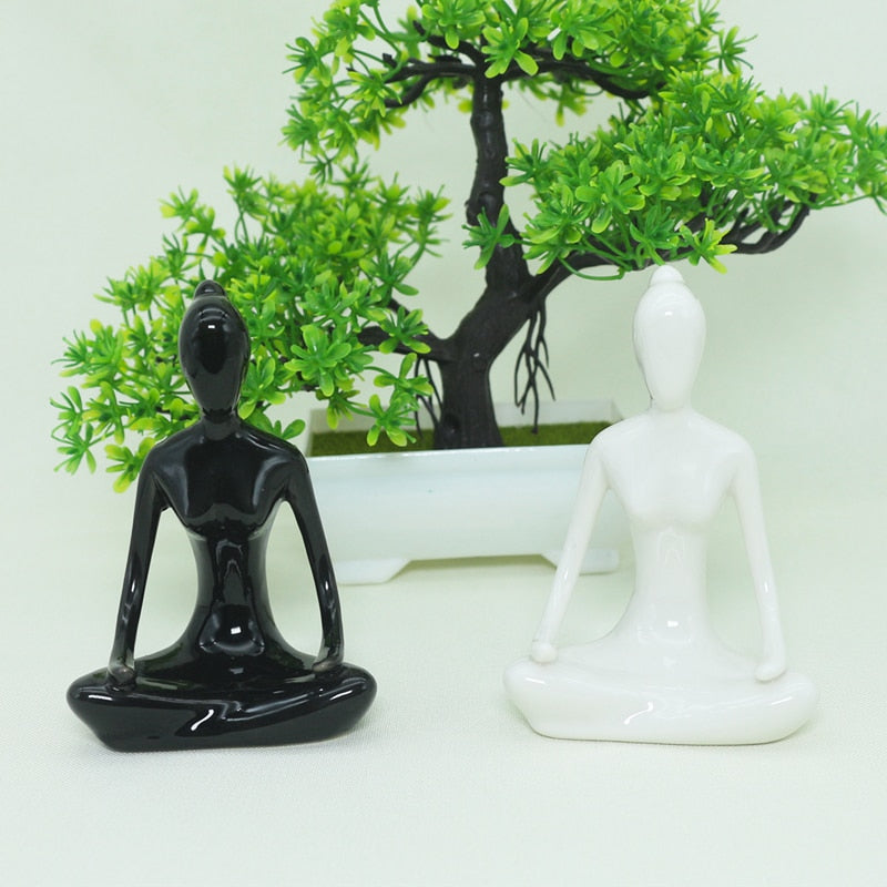 Pixie Ceramics Yoga Figurines